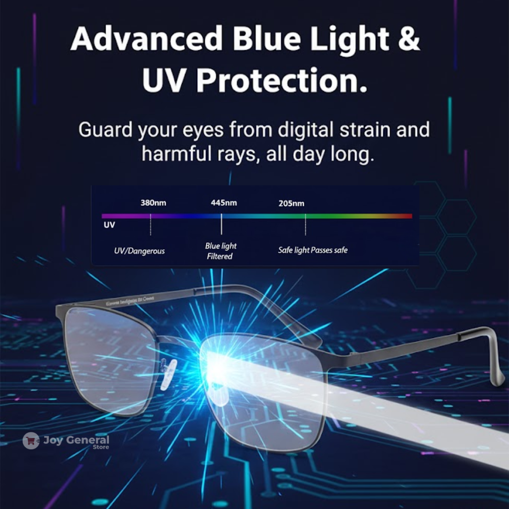 German Intelligent Progressive Glasses | Anti-Fingerprint, UV Protection & Ideal for Reading and Driving