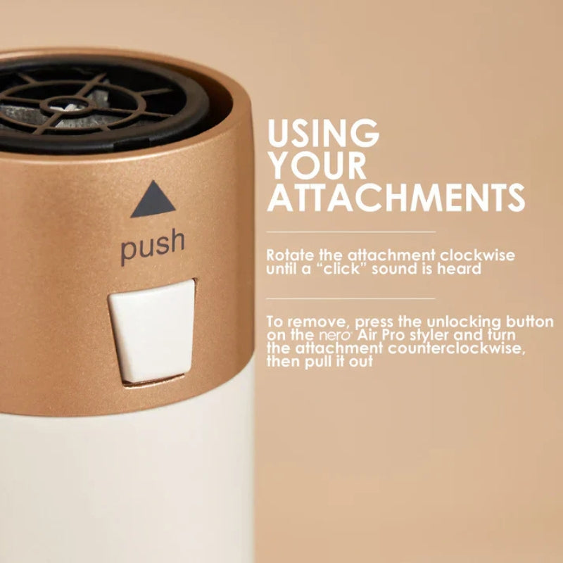 Mystiflex™ | 5-in-1 Hair Styler Pro with Hot Air Brush, Hair Dryer & Curling Attachments – Salon-Quality Blowout Tool