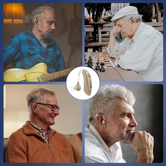 Whisperwave™ | Rechargeable Invisible Hearing Aids Pair for Enhanced Sound Clarity & Discreet Listening