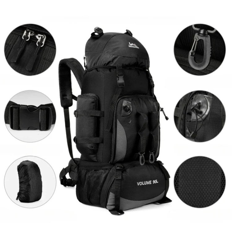90L Ultra-Light Waterproof Hiking Backpack for Outdoor Adventures & Camping