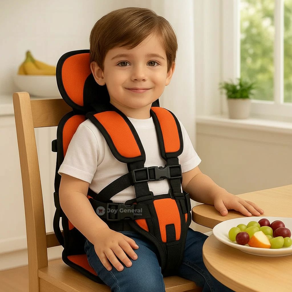 Kids Portable  Seat Safety Harness - Safe Foldable Booster Seat for Children's for Home, Restaurants & Travels