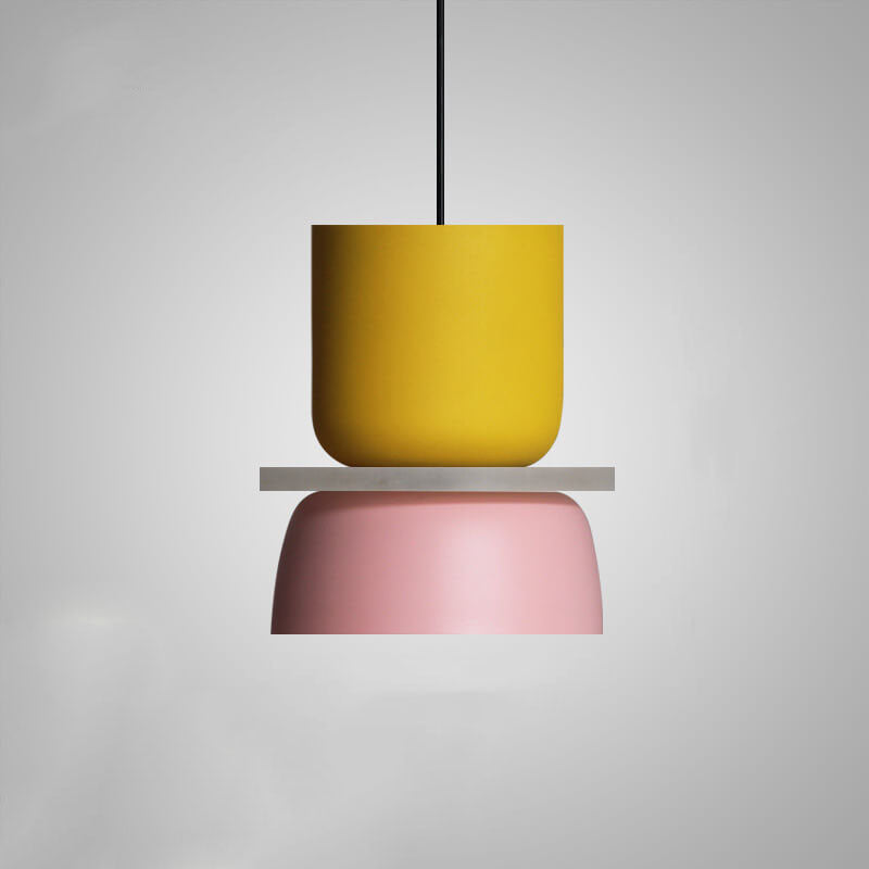 LED Pendant Light in Nordic Colorful Macaron Design for Kitchen Island & Dining Room