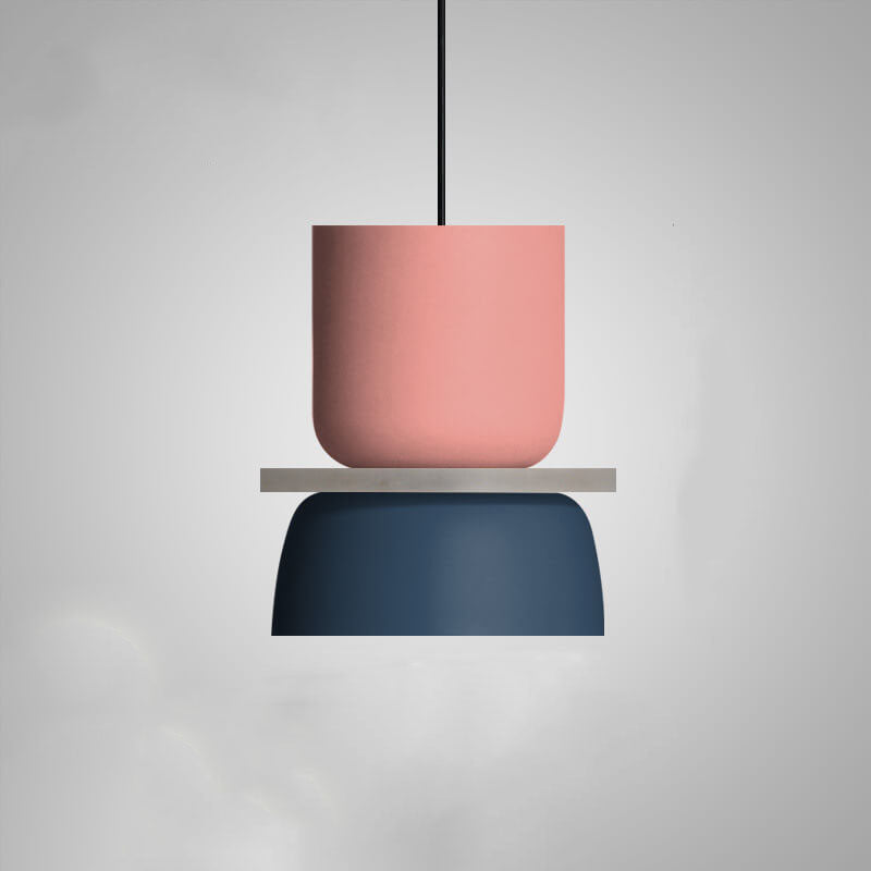 LED Pendant Light in Nordic Colorful Macaron Design for Kitchen Island & Dining Room