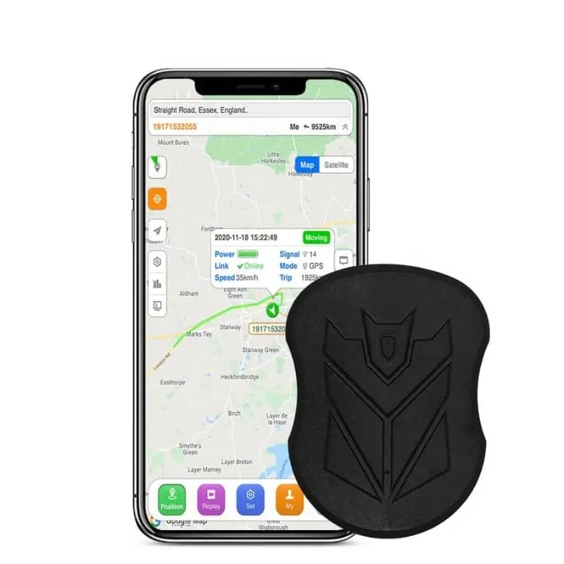 Waterproof GPS Car Tracker | Real-Time Monitoring, Voice Activation & 5000mAh Battery for Vehicle Security