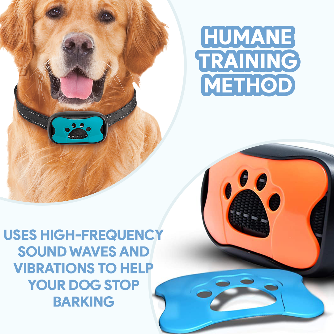 Anti-Bark Training Collar for Dogs - Adjustable Waterproof Device with Remote Control for Behavior Correction