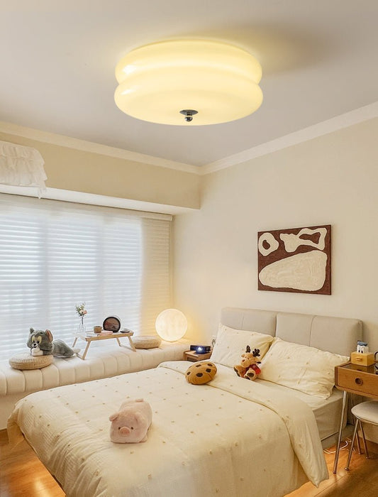 Art Deco Vintage Ceiling Light | Dimmable, Gold or Chrome Finish & Ideal for Modern and Traditional Interiors