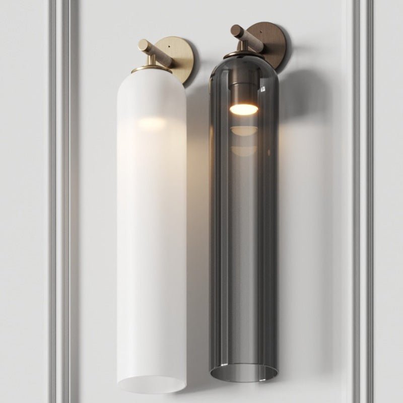 LED Art Glass Wall Sconce - Modern Decorative Light Fixture for Living Room & Hallway Lighting