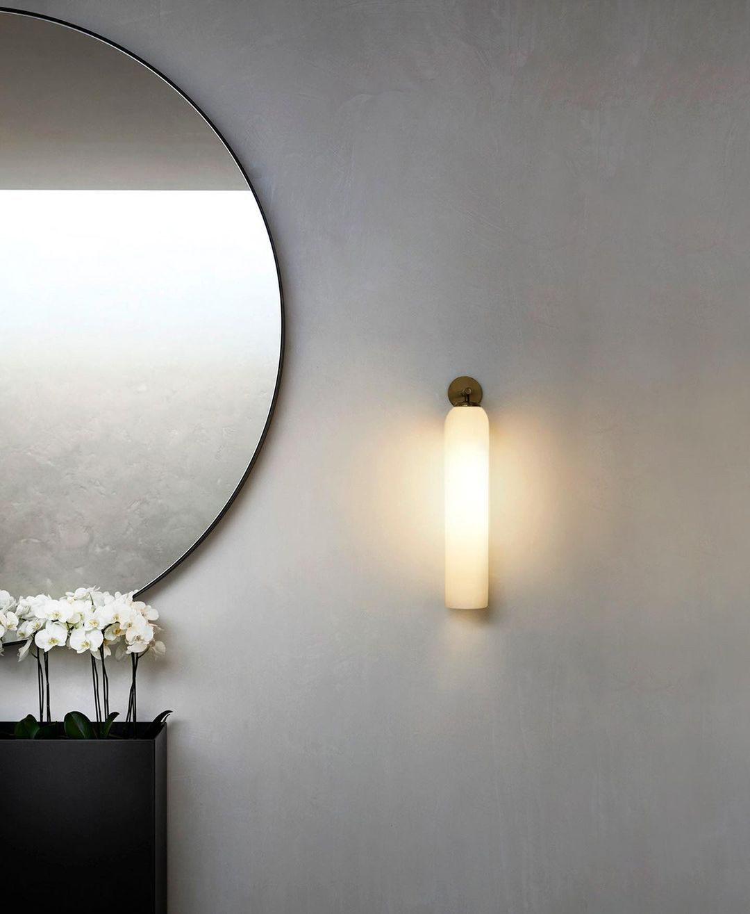 LED Art Glass Wall Sconce - Modern Decorative Light Fixture for Living Room & Hallway Lighting