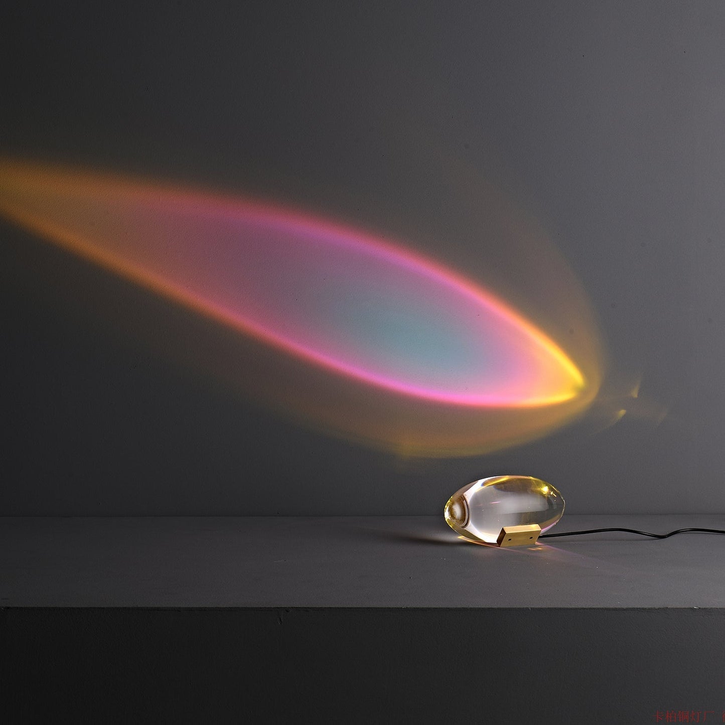 COB LED Table Lamp | Metal & Crystal, Warm to Cool Light Options for Indoor Use