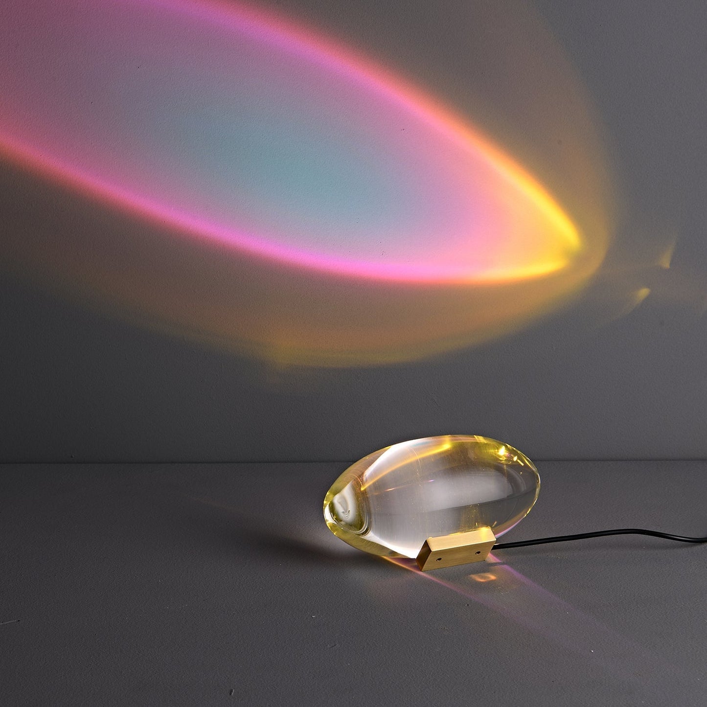 COB LED Table Lamp | Metal & Crystal, Warm to Cool Light Options for Indoor Use