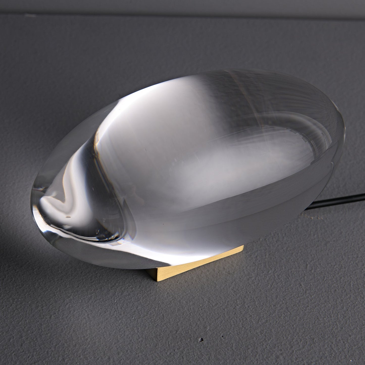 COB LED Table Lamp | Metal & Crystal, Warm to Cool Light Options for Indoor Use