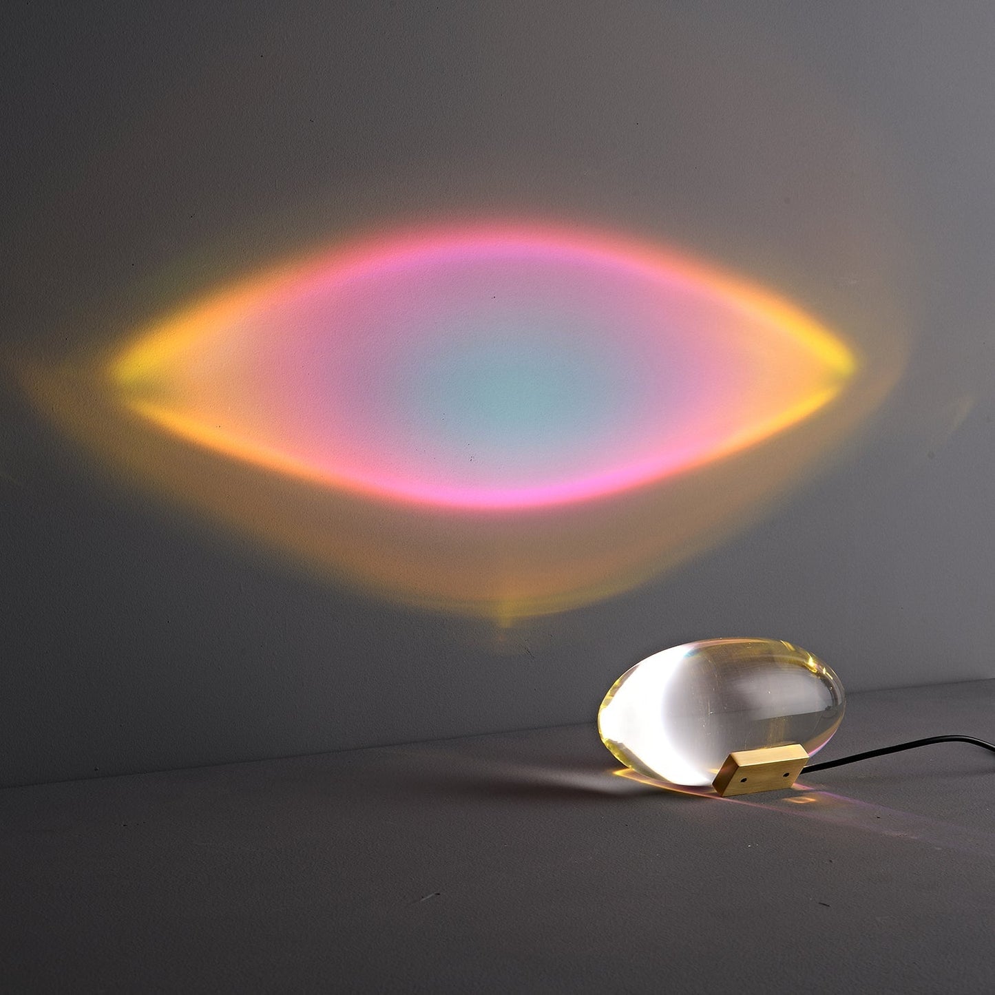 COB LED Table Lamp | Metal & Crystal, Warm to Cool Light Options for Indoor Use