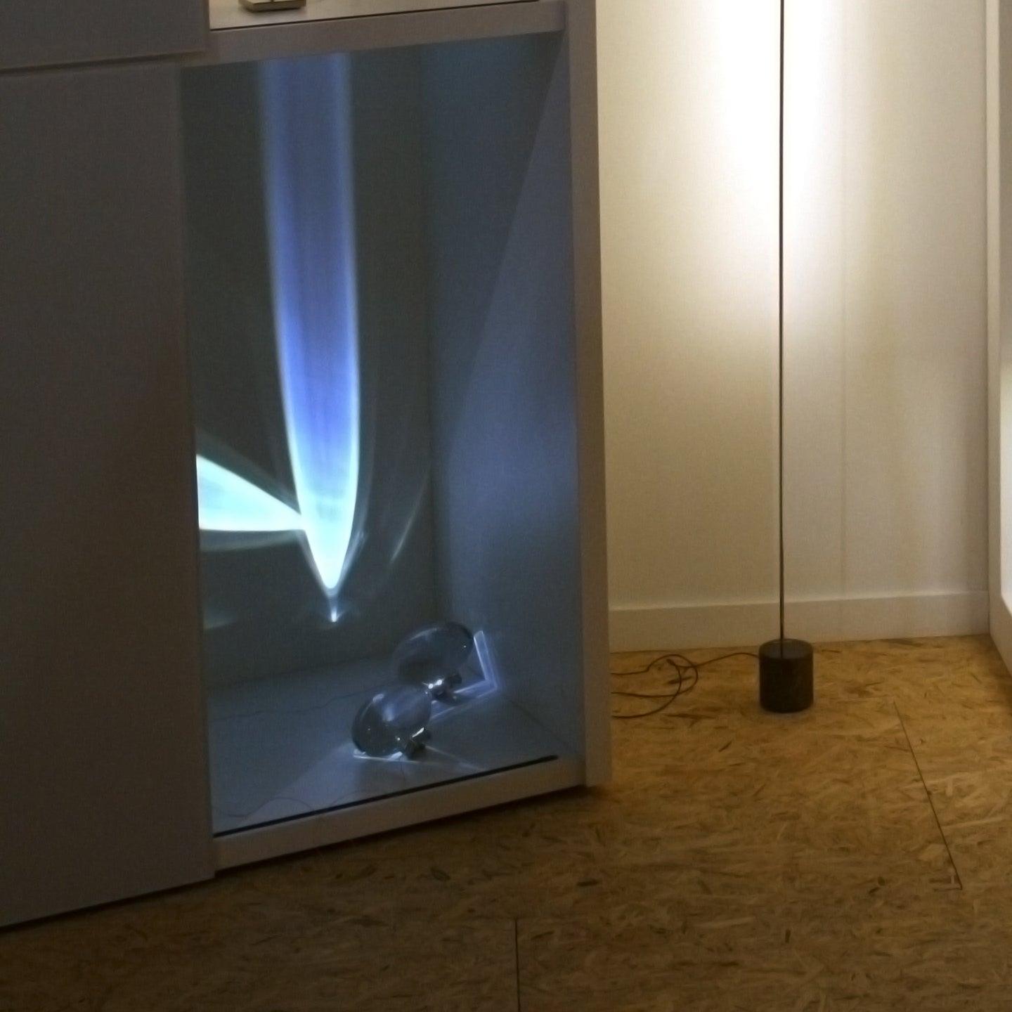 COB LED Table Lamp | Metal & Crystal, Warm to Cool Light Options for Indoor Use