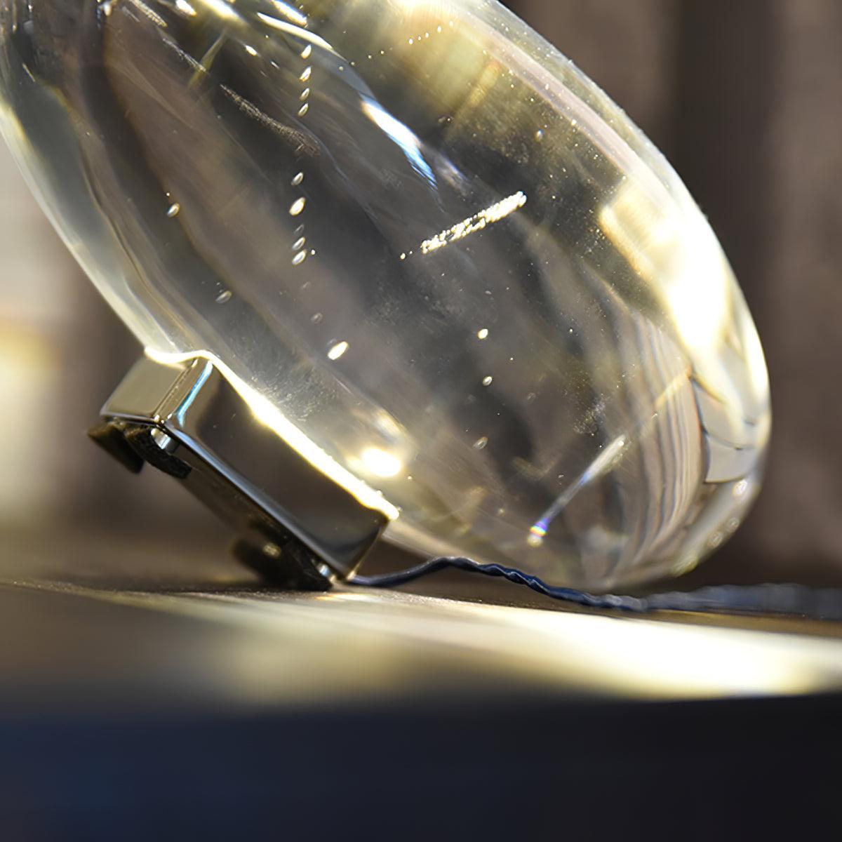 COB LED Table Lamp | Metal & Crystal, Warm to Cool Light Options for Indoor Use
