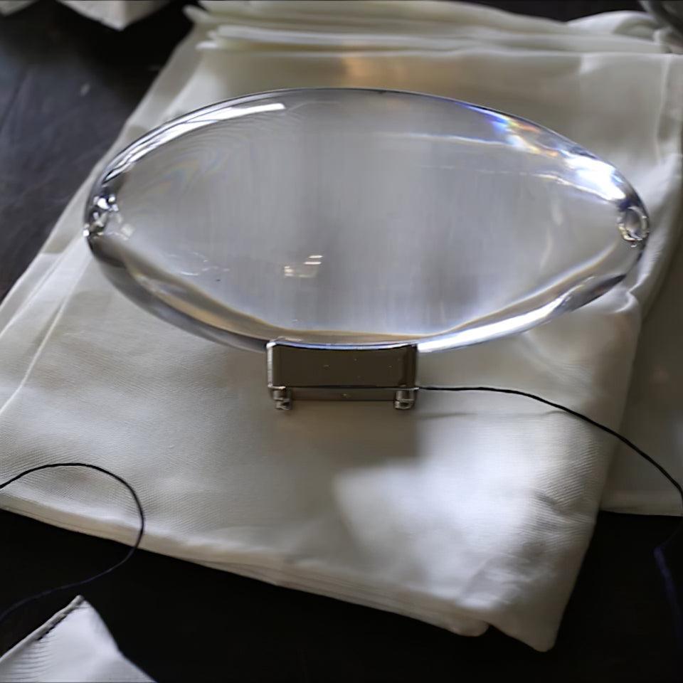 COB LED Table Lamp | Metal & Crystal, Warm to Cool Light Options for Indoor Use