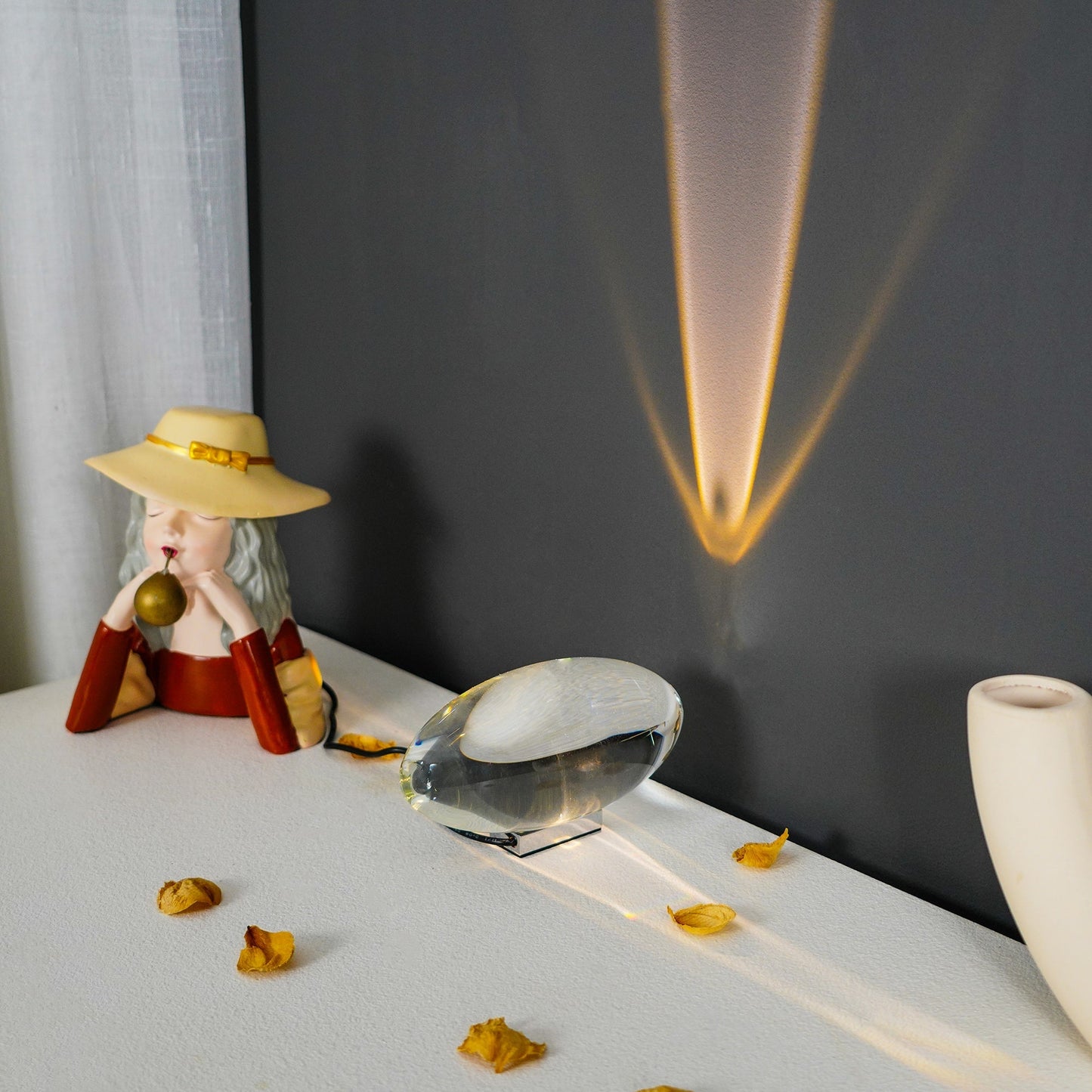 LED Table Lamp with Adjustable Brightness and Modern Design for Home Office & Living Room Use