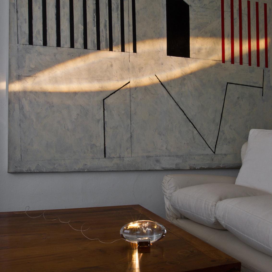 LED Table Lamp with Adjustable Brightness and Modern Design for Home Office & Living Room Use