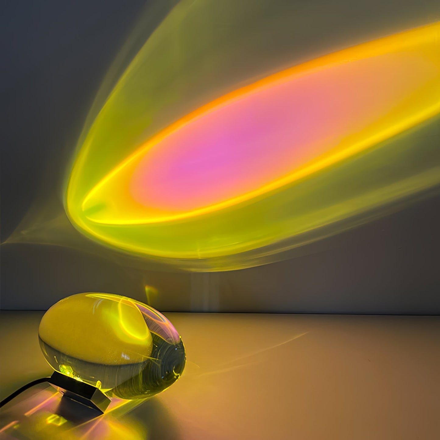 COB LED Table Lamp | Metal & Crystal, Warm to Cool Light Options for Indoor Use