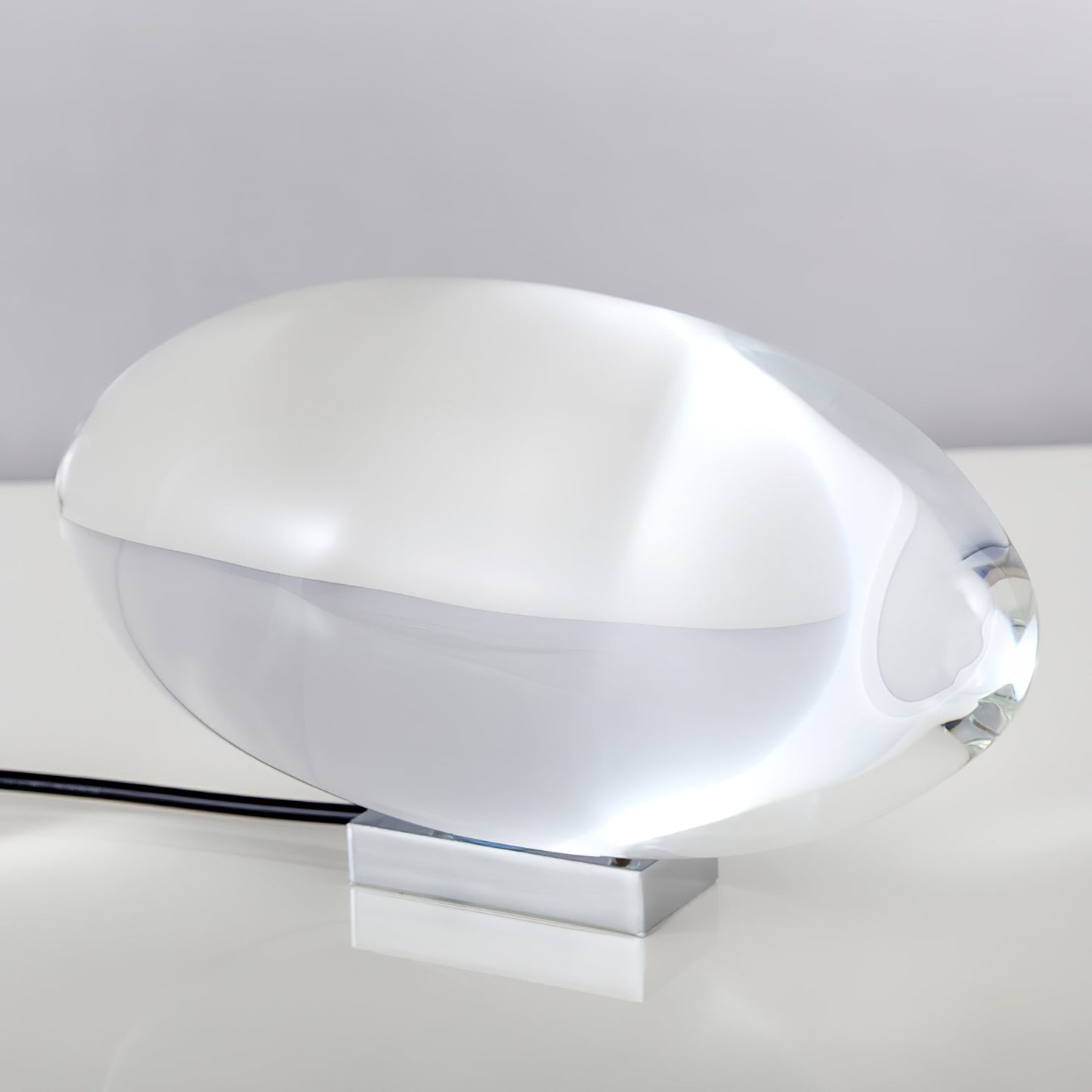 LED Table Lamp with Adjustable Brightness and Modern Design for Home Office & Living Room Use