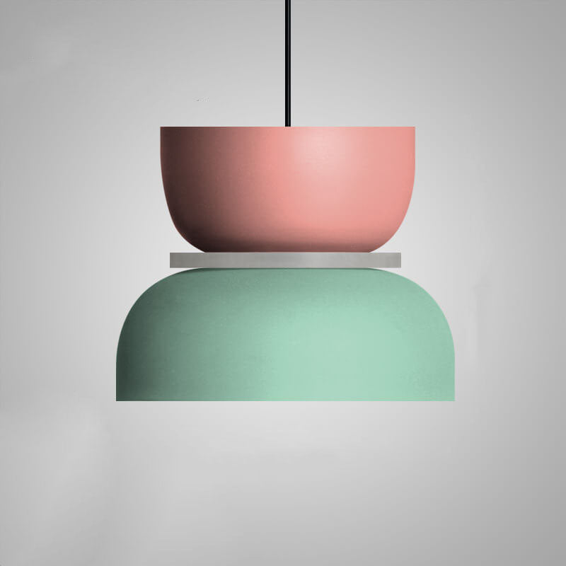 LED Pendant Light in Nordic Colorful Macaron Design for Kitchen Island & Dining Room