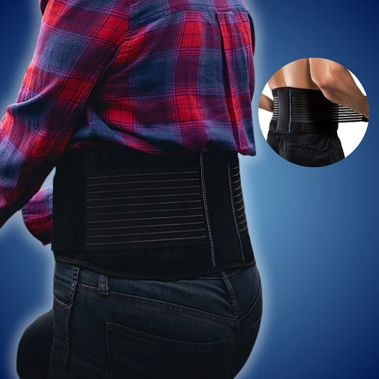 Back Pain Support Belt | Targeted Compression for Lower Back Strain & Herniated Discs | Adjustable for Daily Activities