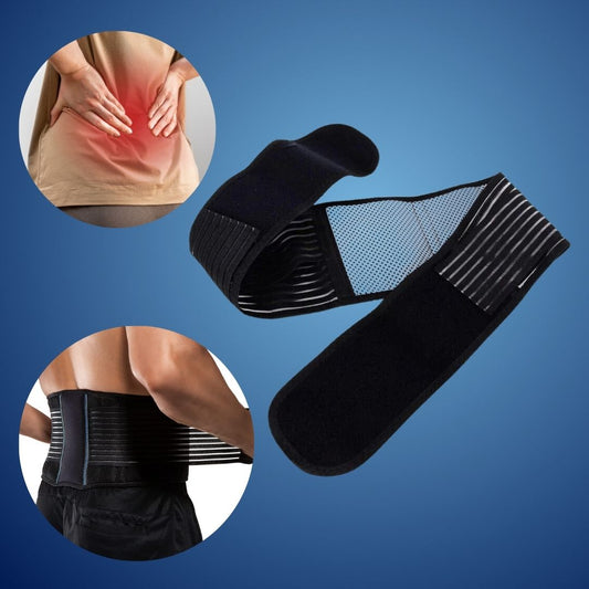 Back Pain Support Belt | Targeted Compression for Lower Back Strain & Herniated Discs | Adjustable for Daily Activities