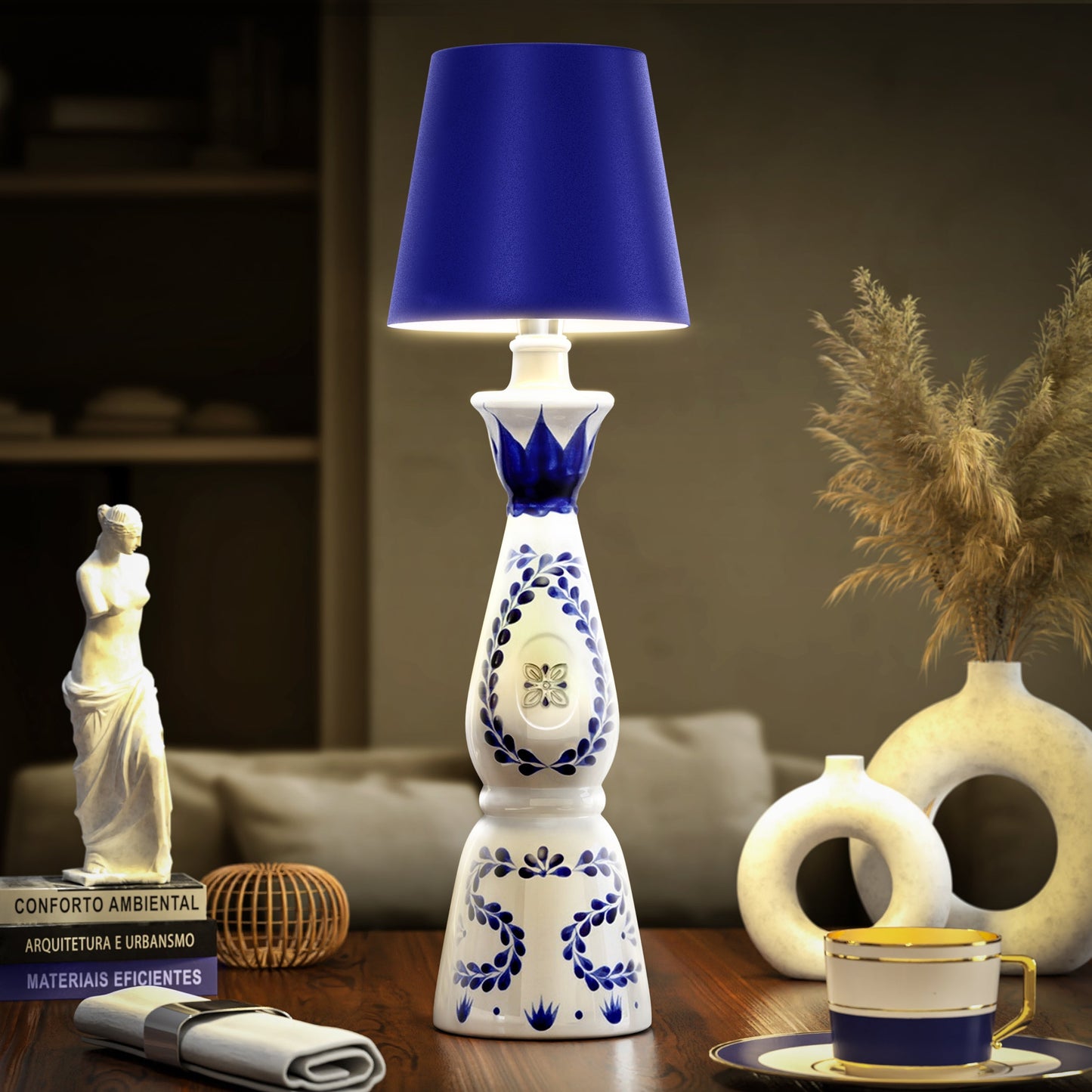 Wireless Bottle Lamp | Rechargeable, LED & Ideal for Home Decor or Outdoor Events