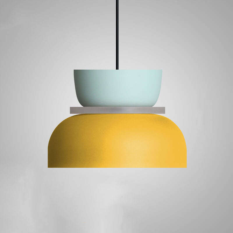 LED Pendant Light in Nordic Colorful Macaron Design for Kitchen Island & Dining Room