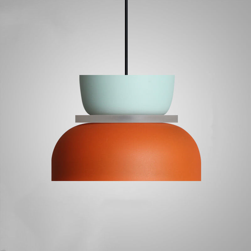 LED Pendant Light in Nordic Colorful Macaron Design for Kitchen Island & Dining Room