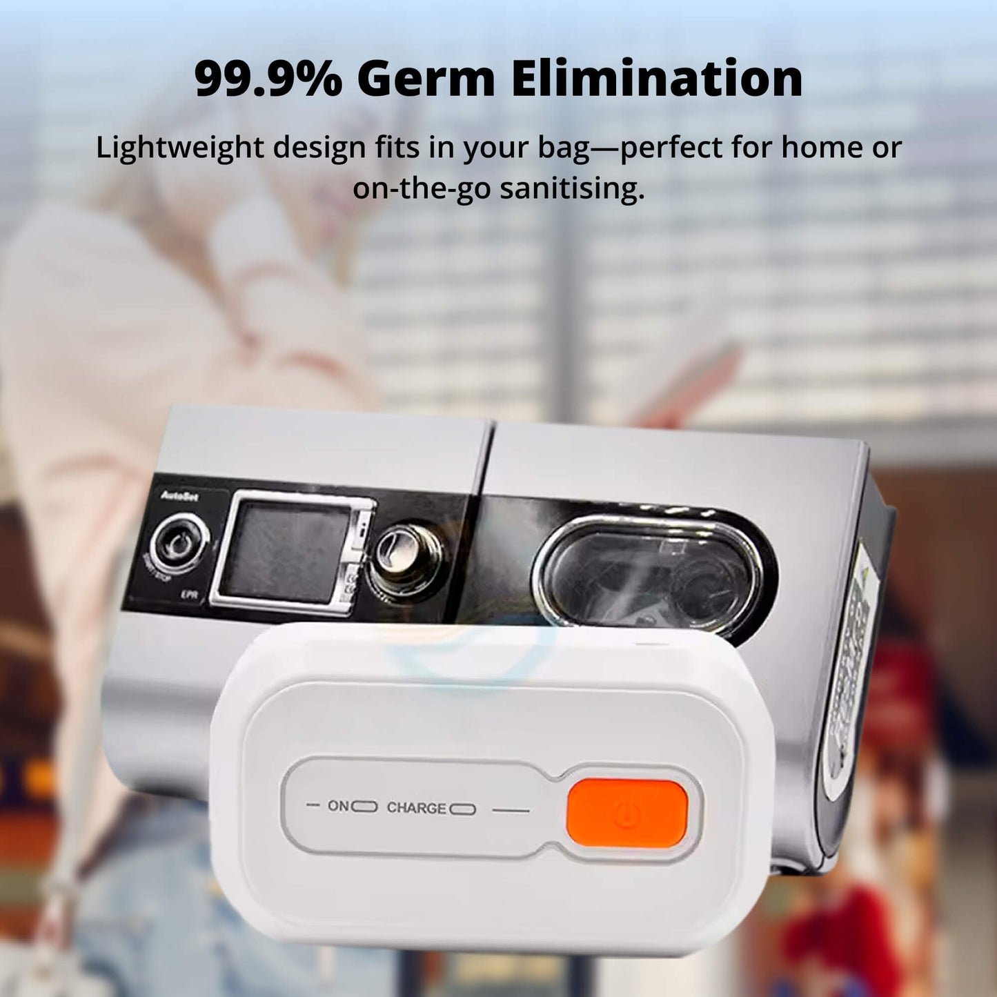 CPAP Cleaner Machine System | Chemical-Free Ozone Disinfection for CPAP, BiPAP & APAP Equipment at Home or Travel