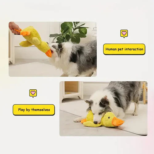 Calming Duck Dog Toy | Durable, Chewable & Interactive for All Dog Sizes