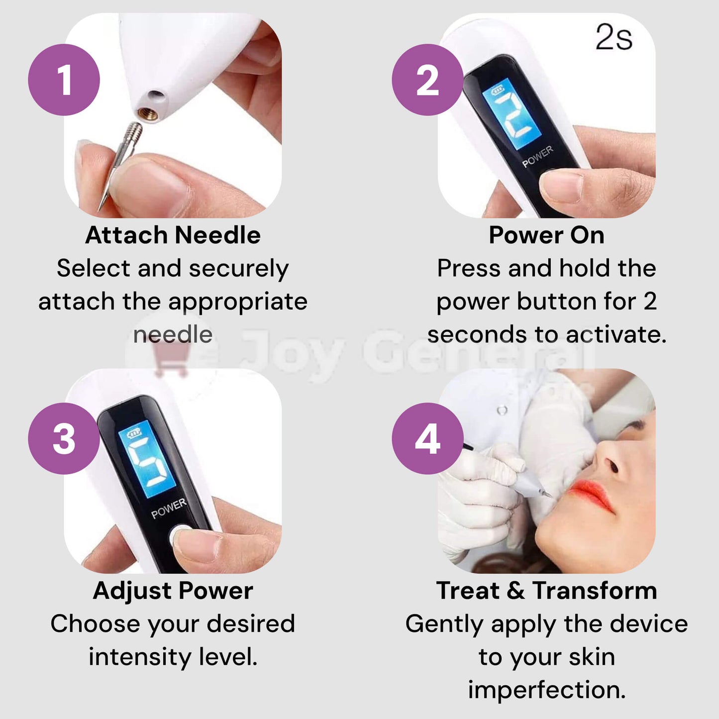ClearSkinPro Laser Plasma Pen | Non-Invasive Freckle, Skin Tag, Spot, Mole & Tattoo Removal for At-Home Skin Care