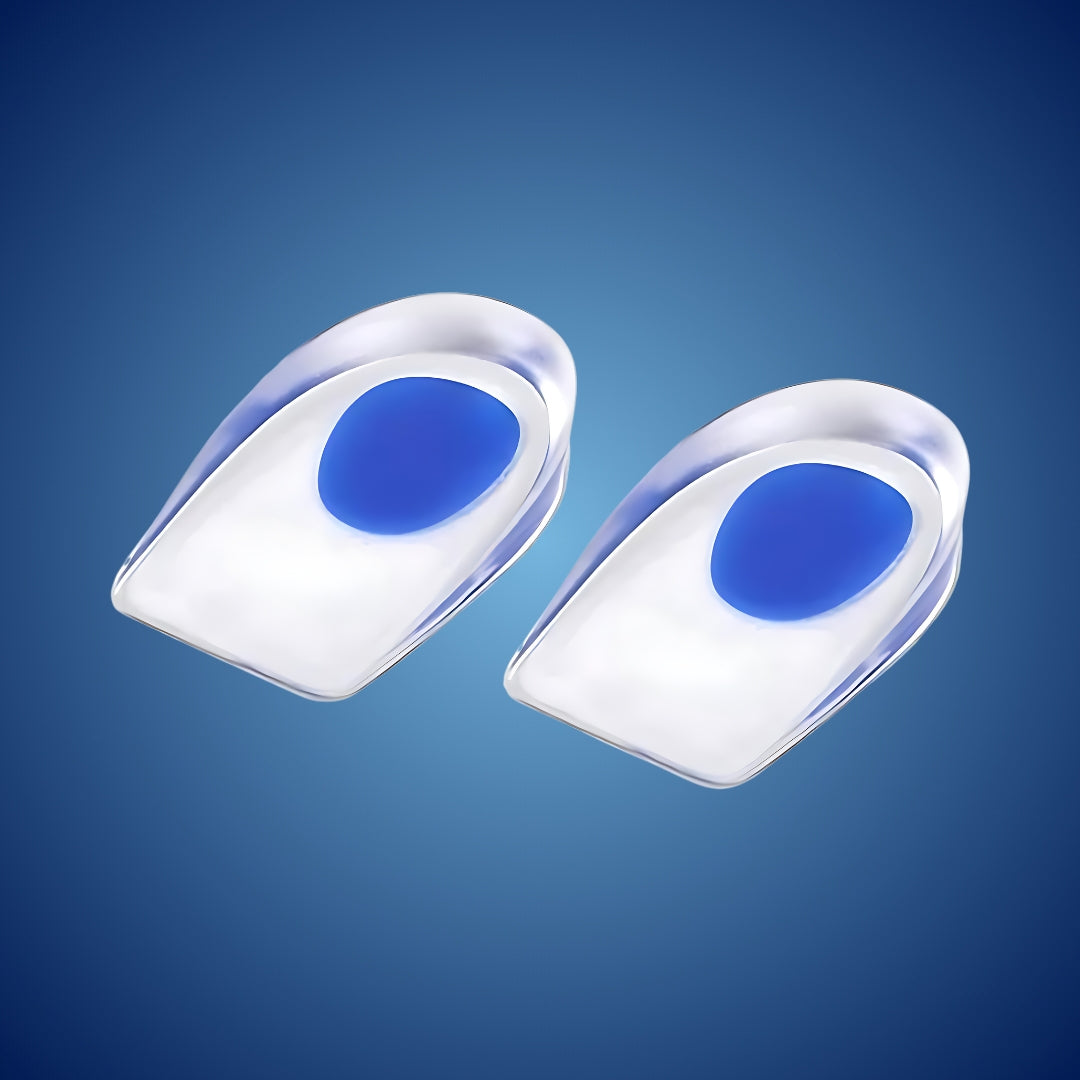 Plantar Heel Cups Gel Pads | Enhanced Cushioning for Heel Pain Relief & Foot Issues