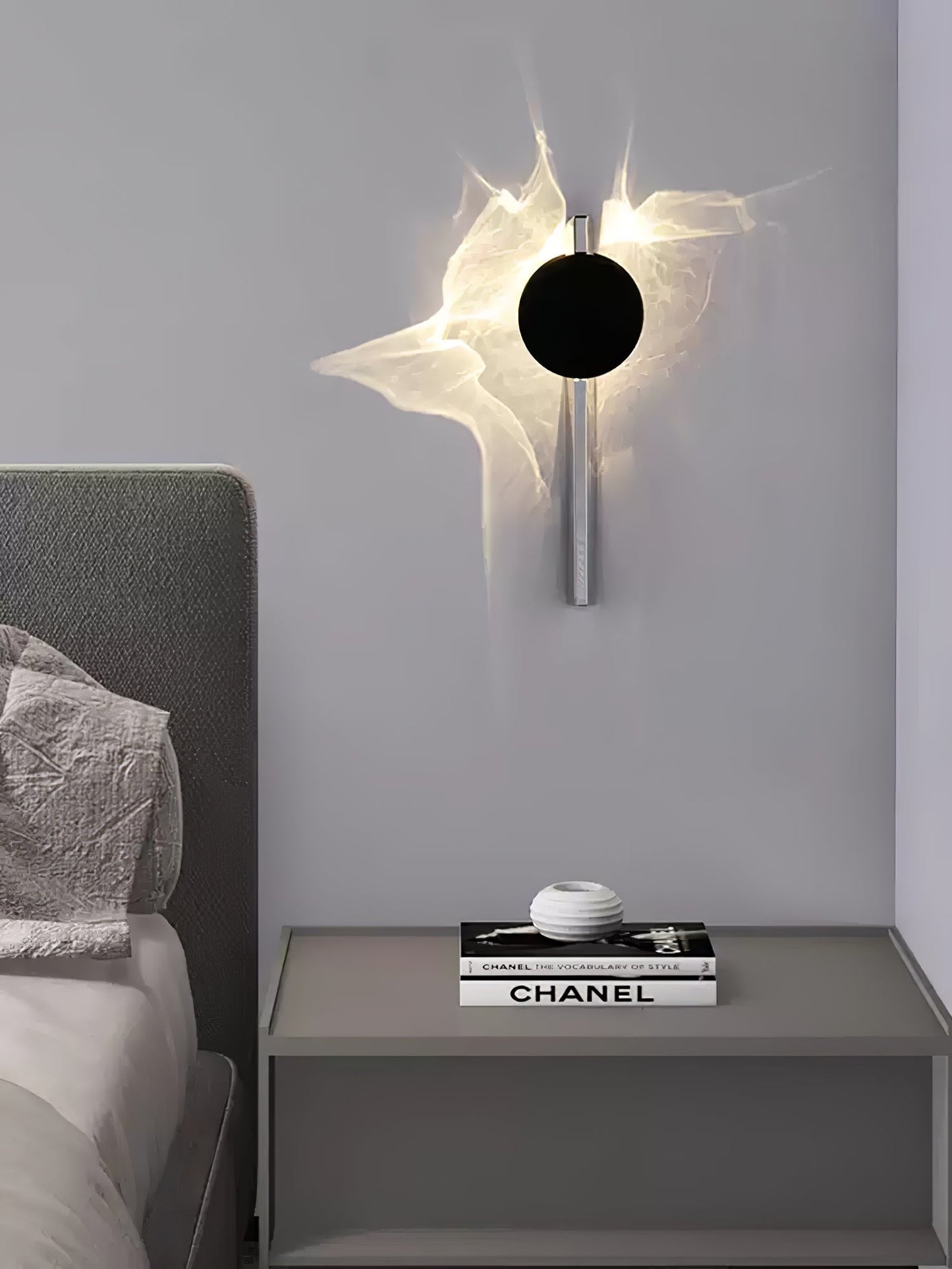 Creative Light and Shadow Wall Lamp | Stainless Steel, Integrated LED & Ideal for Indoor Use