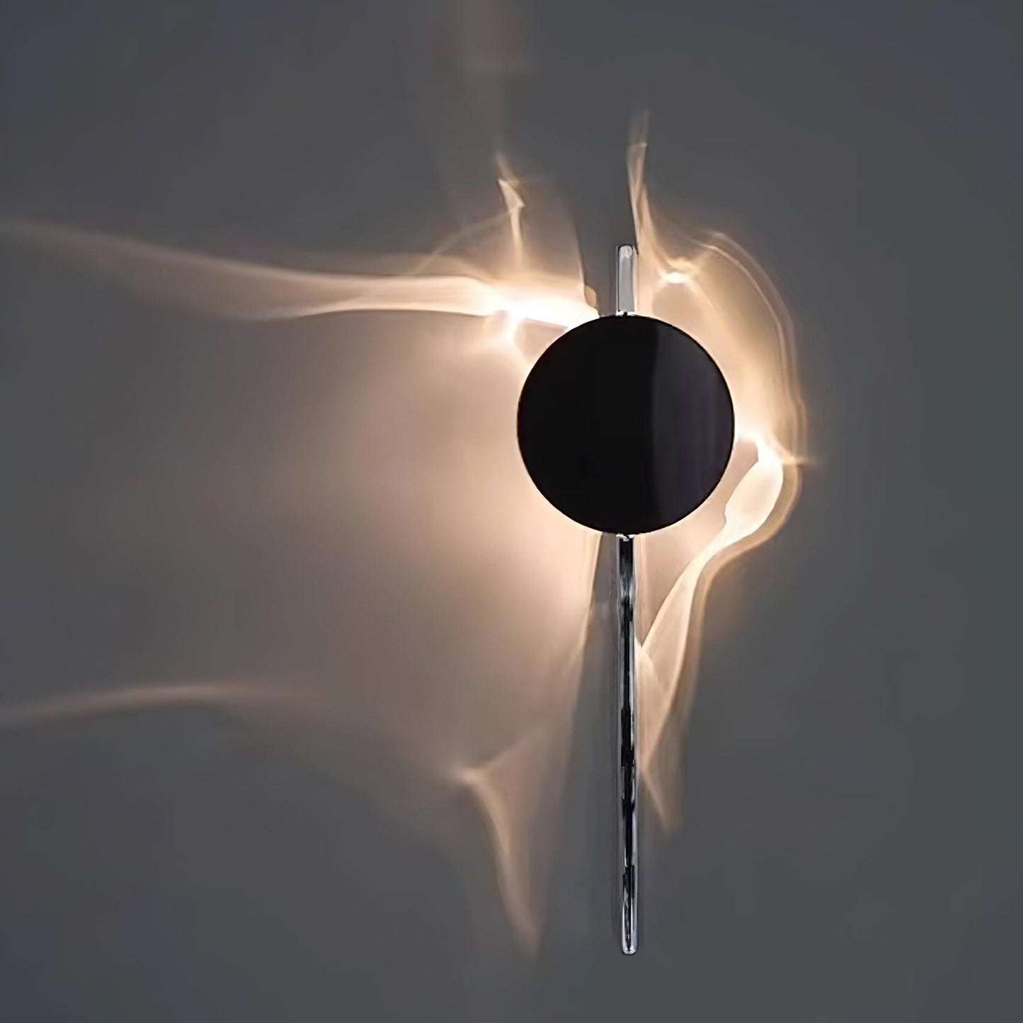 Creative Light and Shadow Wall Lamp | Stainless Steel, Integrated LED & Ideal for Indoor Use