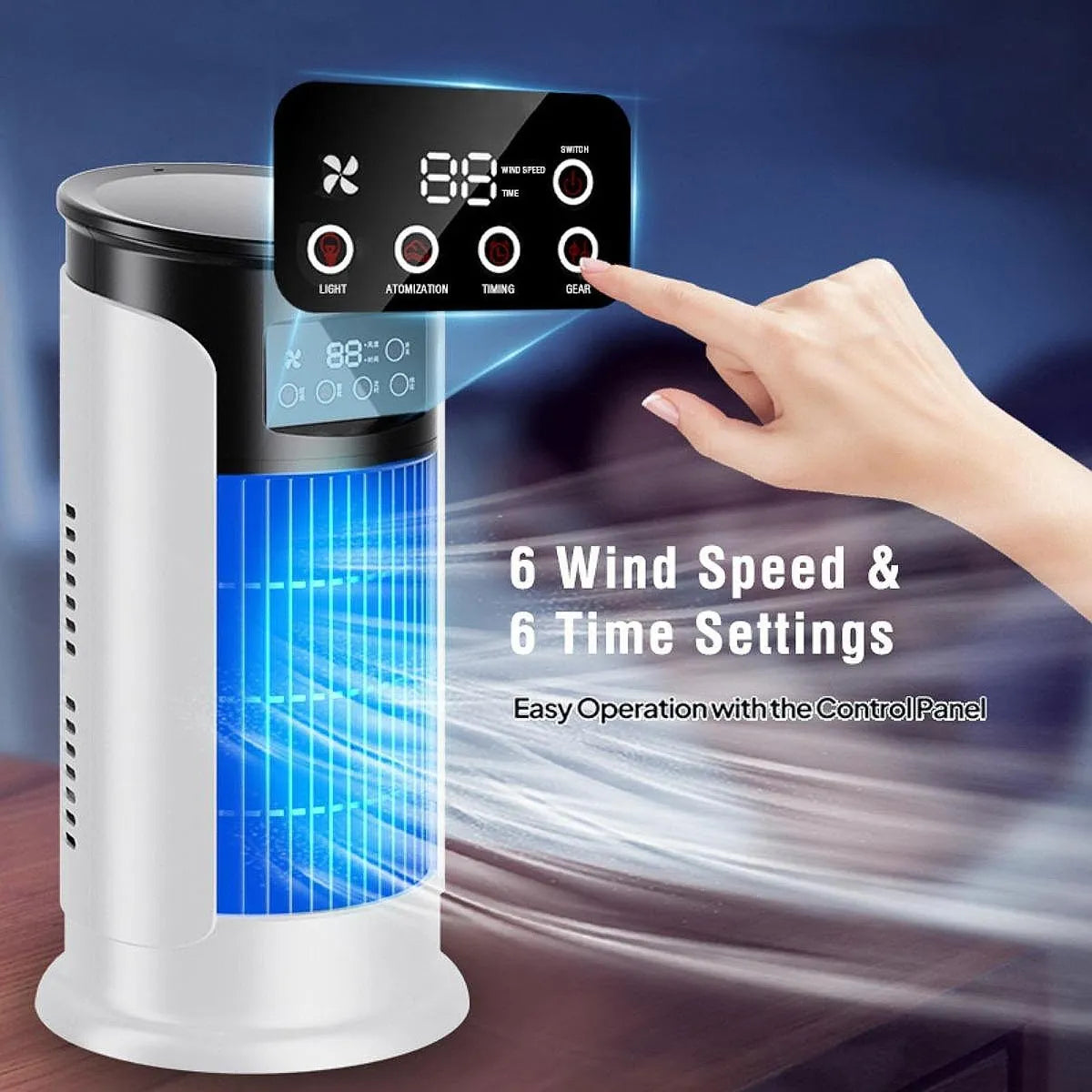 Best Portable Air Conditioner Stand Up Room Cooler Indoor AC Unit (Windowless)