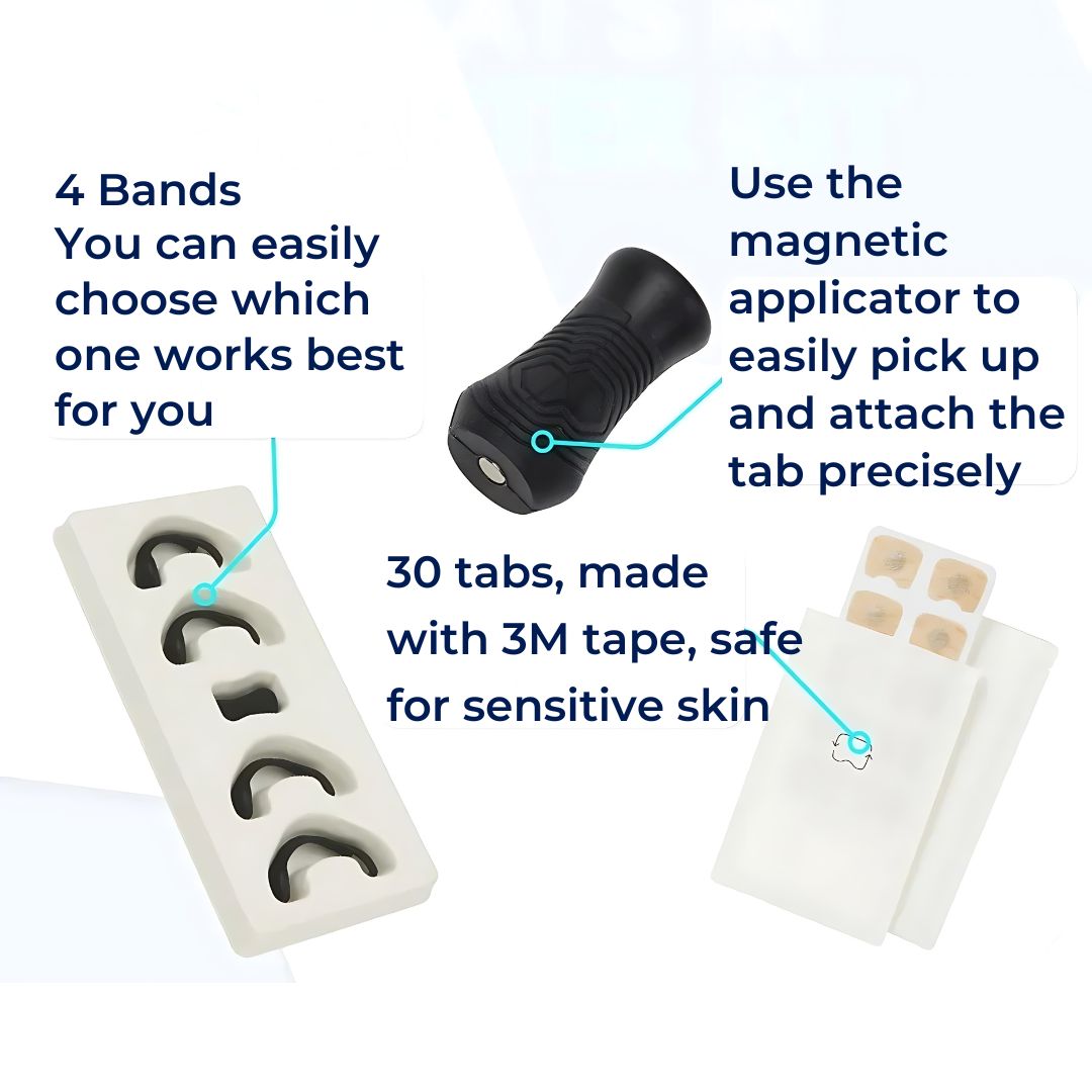 Magnetic Nasal Strip | Non-Invasive Snoring Aid for Improved Breathing & Better Sleep Quality