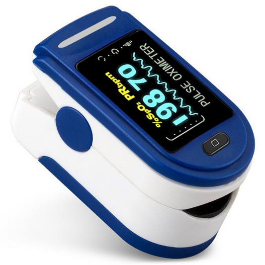Digital Fingertip Pulse Oximeter for Accurate Blood Oxygen Saturation and Heart Rate Monitoring at Home or on the Go