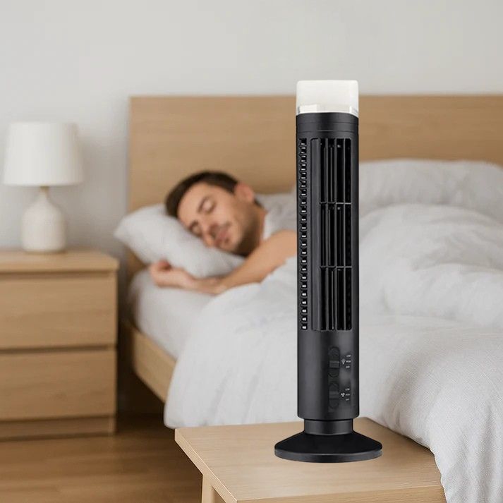 Portable Windowless Air Conditioner | Bladeless Tower Fan AC units | Energy Efficient, Whisper-Quiet & Ideal for Bedrooms, Offices & Dorms