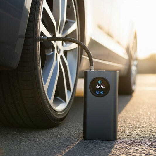 Rechargeable Digital Tire Pump Inflator | Fast & Portable Air Compressor
