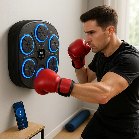 Music Boxing Machine with Bluetooth | Versatile Fitness, Stress Relief & Reaction Training for Home Workouts | Boxing punch machine