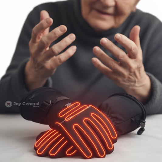 Heated Gloves for Raynaud’s & Arthritis – Rechargeable Waterproof Thermal Gloves with 3 Heat Levels for Pain Relief