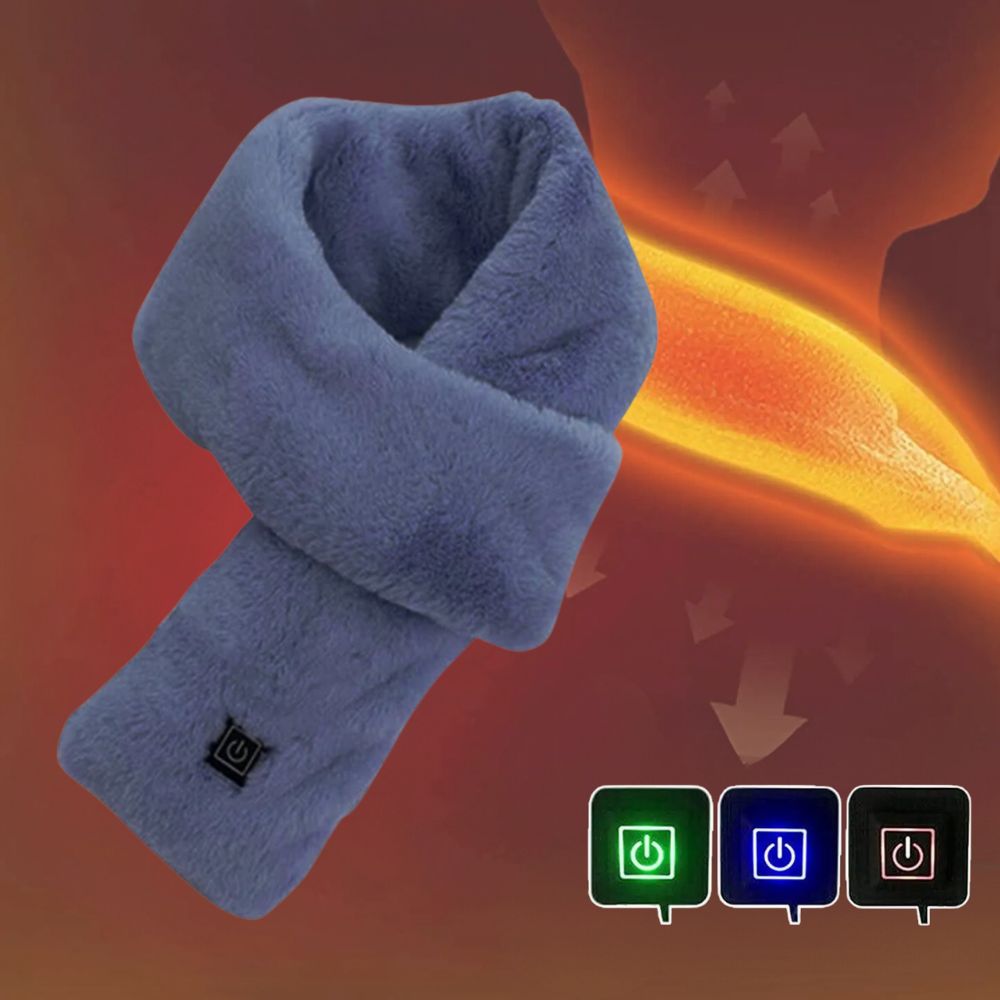 Heated Faux Fur Scarf | Soft, Stylish, and Winter Accessory