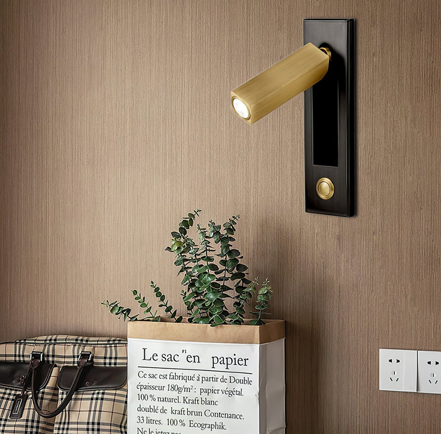 LED Bedside Sconce | Adjustable Head, Dimmable & Space-Saving for Late-Night Reading in Modern Bedrooms