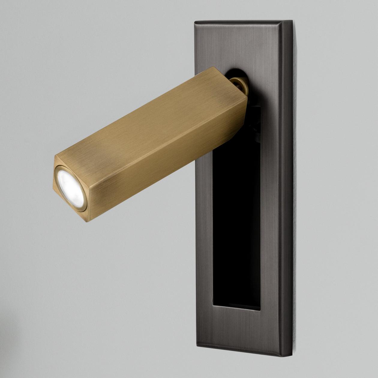 LED Bedside Sconce Light Fixture - Wall-Mounted, Adjustable Reading Lamp for Bedroom & Nightstand Use