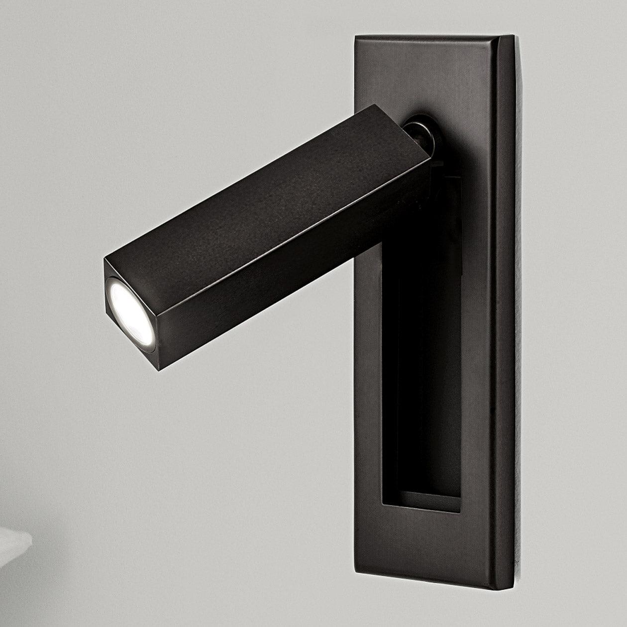 LED Bedside Sconce Light Fixture - Wall-Mounted, Adjustable Reading Lamp for Bedroom & Nightstand Use