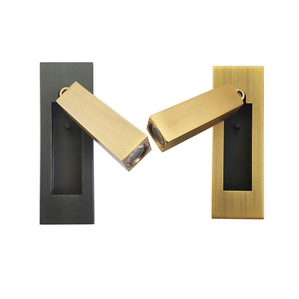 LED Bedside Sconce Light Fixture - Wall-Mounted, Adjustable Reading Lamp for Bedroom & Nightstand Use