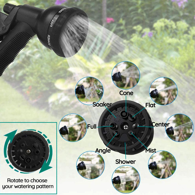 100FT Expandable Garden Hose | Lightweight, Kink-Free & Ideal for Gardening, Car Washing & Yard Cleanup