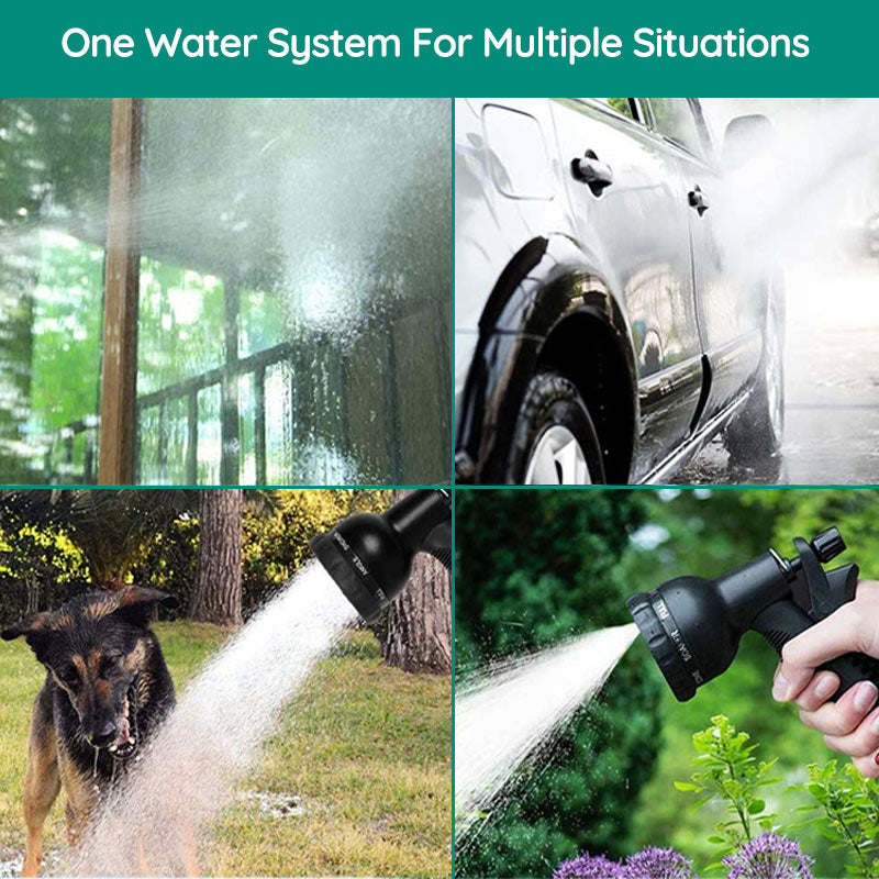 100FT Expandable Garden Hose | Lightweight, Kink-Free & Ideal for Gardening, Car Washing & Yard Cleanup