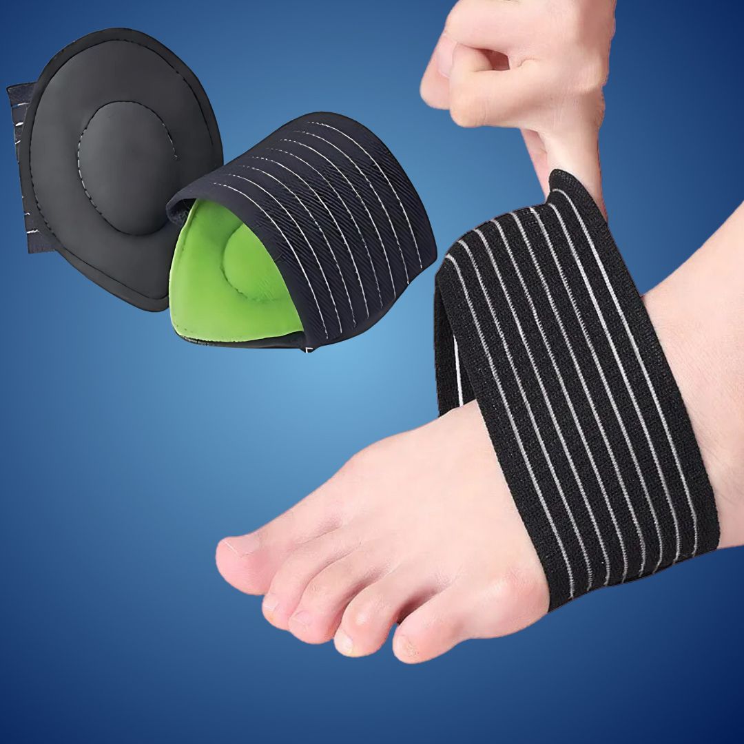 FootEase Arch Support for Plantar Relief | Maximum Comfort, Breathable Design & Ideal for Walking, Running, and Standing